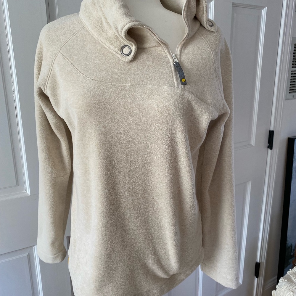 Lole Fleece Cream Pull Over - image 3